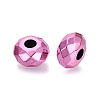 UV Plating Acrylic European Beads OACR-E033-22-05-2