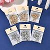 SHEGRACE Brass Spring Gate Rings XGRQ58965-753P-2