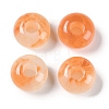 Two Tone Resin European Beads X-RESI-F055-09-2