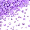 Electroplated Opaque Flat Back Resin Cabochons RESI-XCP0002-45C-1