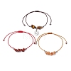 3Pcs Constellations Adjustable Nylon Cord Braided Bead Bracelets for Women Men BJEW-JB11325-05-4