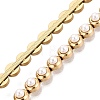 Stainless Steel & Plastic Pearl Tennis Bracelets for Women SA-CBACDF9-01G-2