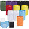 12Pcs 8 Colors Oxford Cloth and Nylon Filter Drawstring Bags ABAG-WA0001-41-1