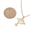 Brass Pendants Necklaces NJEW-TA00163-4
