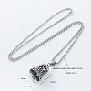 Vintage 304 Stainless Steel Archangel Saint Michael Bell Pendant Necklaces for Women DL5649-5