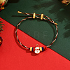 Christmas Adjustable Nylon Slider Bracelets EA5840-1-1