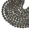 Natural Red Snowflake Obsidian Beads Strands G-K389-B37-01-3