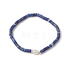 Natural Gemstone and Pearl Beads Btacelets BJEW-JB10681-3