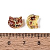 Picasso Transparent Glass Beads SEED-N012-07I-3