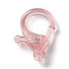 Transparent Plastic Lobster CLaw Clasps KY-H005-A08-2