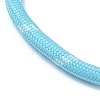 Ployester Core-Wrapped Round Cord Necklace Making KK-CBACFA2-03G-22-2
