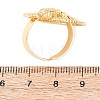 Ocean Brass Cuff Open Rings RJEW-Z129-01G-01-5