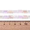 Electroplate Opaque Glass Beads Strands EGLA-N022-11A-B01-4