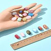 30Pcs 3 Styles Resin European Beads RESI-FS0001-71-9