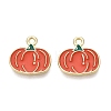 Alloy Enamel Pendants ENAM-Q003-10G-1