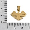 304 Stainless Steel Pendants STAS-G400-01G-03-3