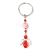 Glass & Acrylic Pendant Keychain KEYC-JKC00642-05-1