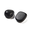 Natural Black Stone Beads G-O029-08Q-2