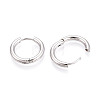 304 Stainless Steel Hoop Earrings EJEW-T048-24A-P-3