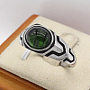 316L Surgical Stainless Steel and Synthetic Gemstone Finger Rings for Men FS-WG3E90C-13-1