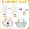40Pcs Paper Jewelry Display Cards CDIS-FS0001-32D-4