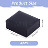 Plastic Cufflink Packing Boxes CON-WH0086-252-2