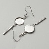 314 Stainless Steel Earring Hooks STAS-WH0046-01B-2