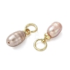 Natural Cultured Freshwater Pearl Pendants PALLOY-JF05301-01-3