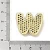 Rack Plating Brass Micro Pave Clear Cubic Zirconia Pendants X-KK-R163-05W-G-3