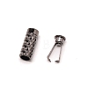 Zinc Alloy Cord Ends FIND-WH0091-68B-1