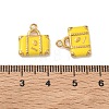304 Stainless Steel Enamel Pendants STAS-L316-04G-02-3