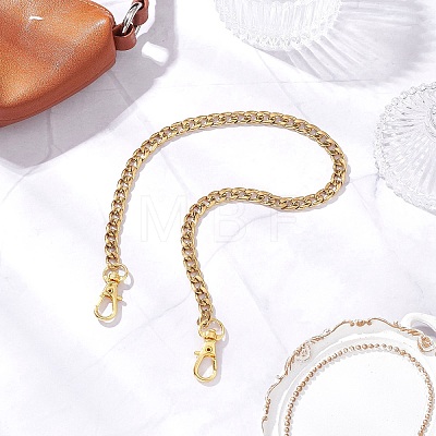 3Pcs 3 Sizes 304 Stainless Steel Curb Chain Purse Chains AJEW-BA00160-1