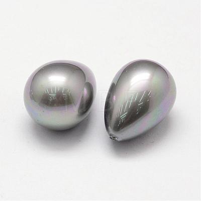 Rainbow Plated Shell Pearl Beads BSHE-L032-03-1