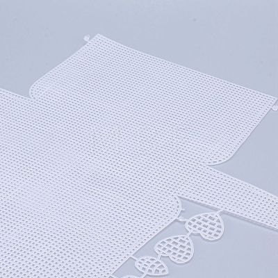Plastic Mesh Canvas Sheets DIY-M007-02-1