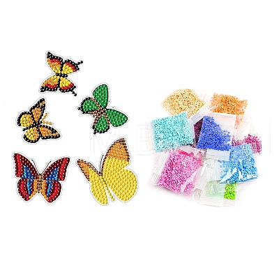 Butterfly DIY PVC Diamond Painting Sticker Kit PW-WGB50C2-01-1