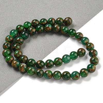 Synthetic Gold Clinquant Stone Beads Strands G-P549-A01-01D-1