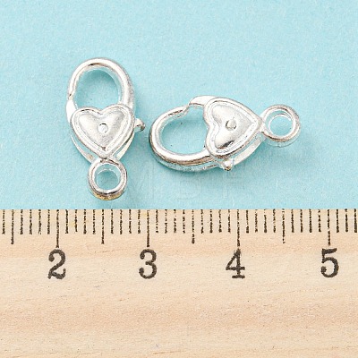 Tibetan Style Alloy Lobster Claw Clasps TIBE-T002-20S-RS-1