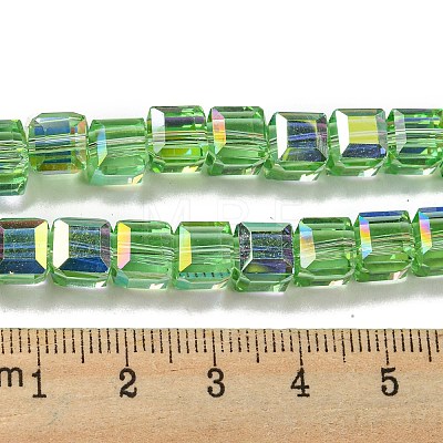 Electroplate Glass Beads Strands EGLA-M031-01A-HR-1