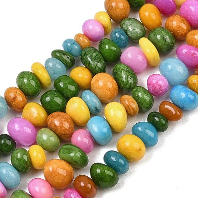 Dyed Natural White Jade Beads Strands GG-CBACF26-A03-07-1