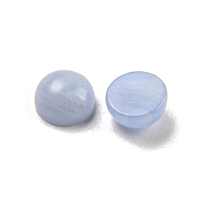 Synthetic Blue Lace Agate Cabochons G-H309-03-06-1