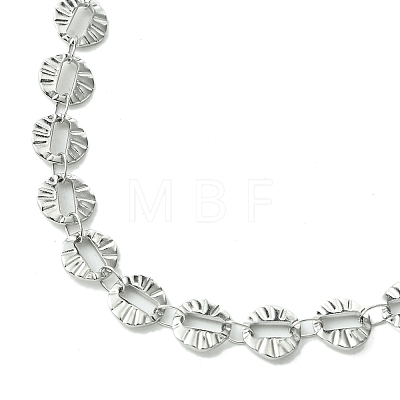 304 Stainless Steel Chain Necklaces for Women NJEW-A021-01P-1