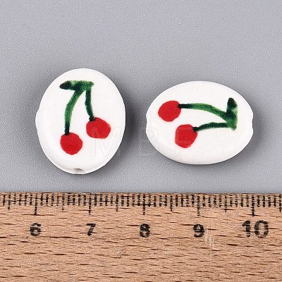 Handmade Porcelain Beads PORC-Q005-12A-1