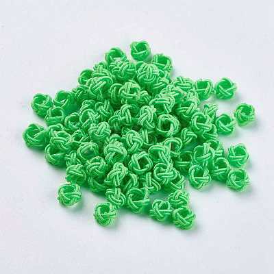 Polyester Weave Beads WOVE-K001-A10-1