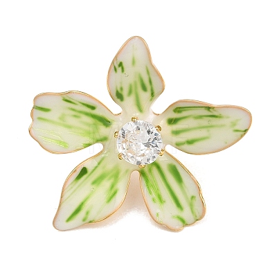 Flower Enamel Pins SA-CBA065A-02D-G-1