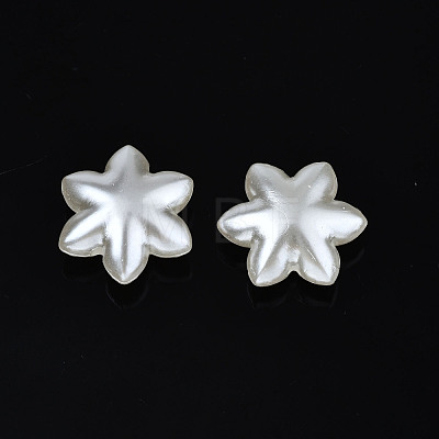 ABS Plastic Imitation Pearl Beads OACR-N008-129-1