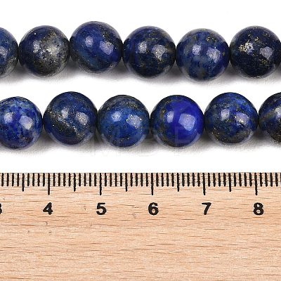 Natural Lapis Lazuli Beads Strands G-S333-10mm-013-1