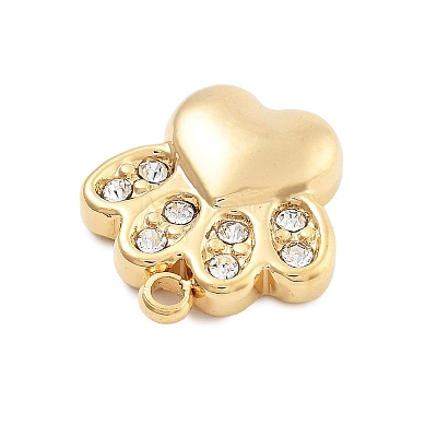 304 Stainless Steel Crystal Rhinestone Charms STAS-R155-067G-1