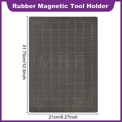 Rubber Magnetic Tool Holder AJEW-WH0254-52-1