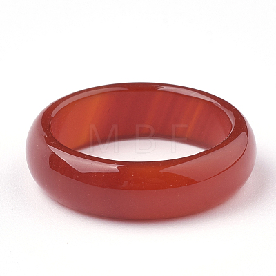 Natural Agate Rings X-G-S279-42D-1