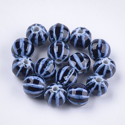 Handmade Porcelain Beads X-PORC-S498-24J-1